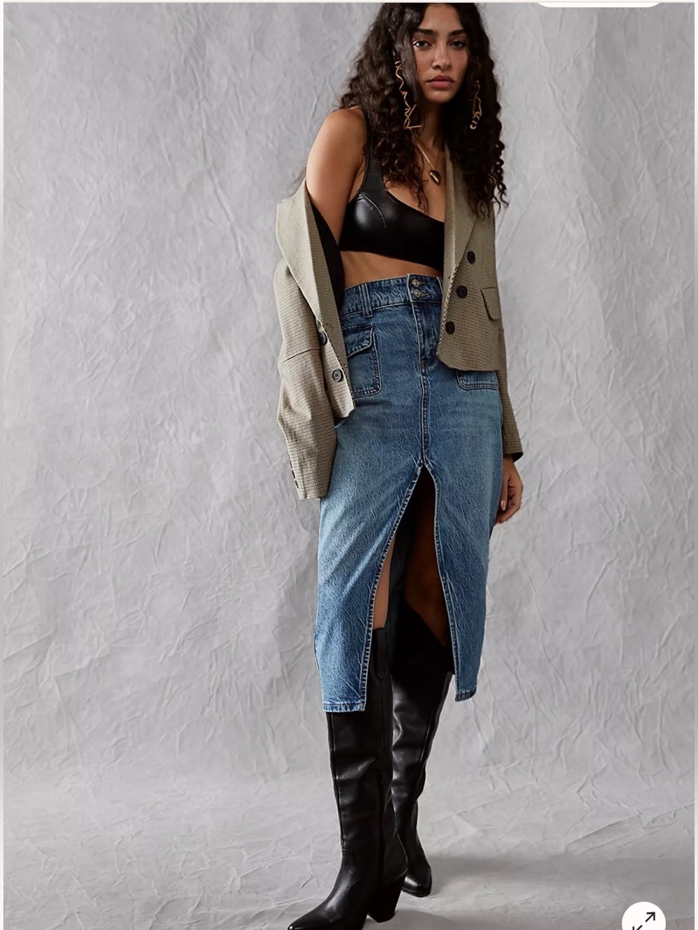 We the Free We The Free Madison Midi Skirt